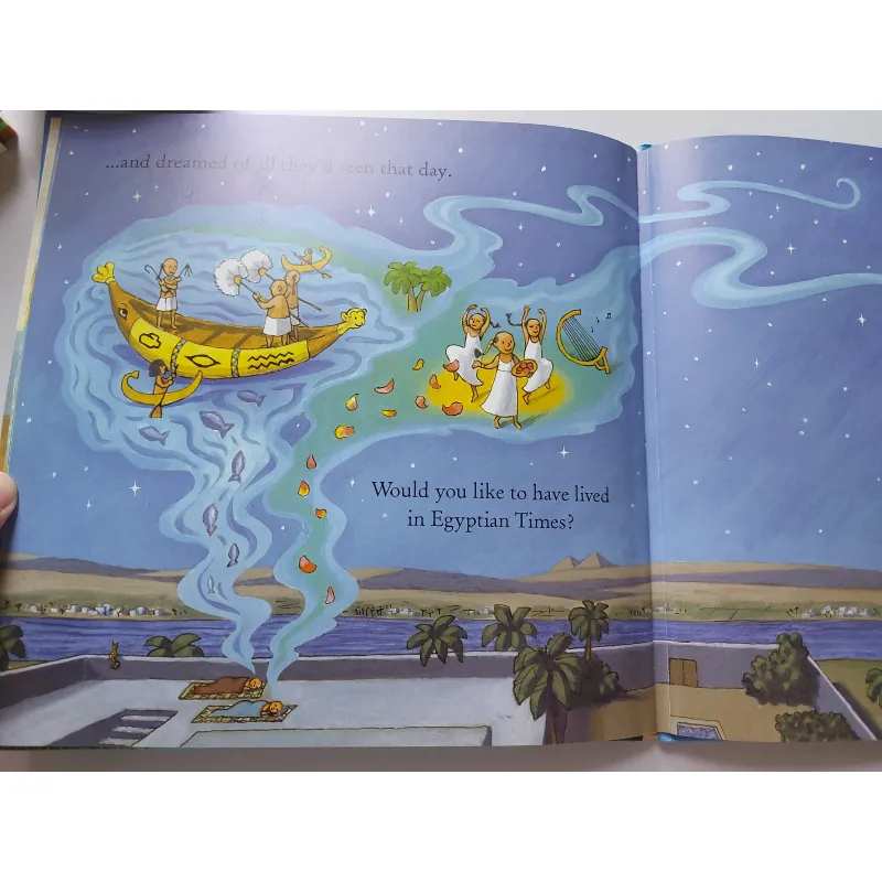 Sách thiếu nhi In Egyptian Times của Kate Davies và Alfredo Belli mới 711976