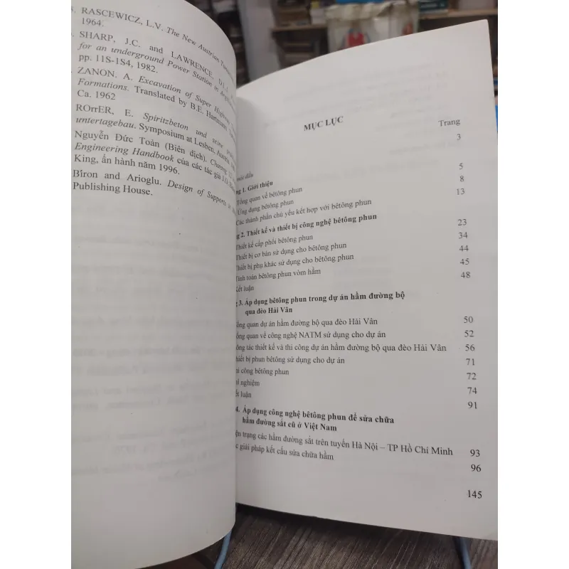 Sách: Bê tông phun trong xây dựng hầm - TG: GS - TS Nguyễn Viết Trung (KT) 738654