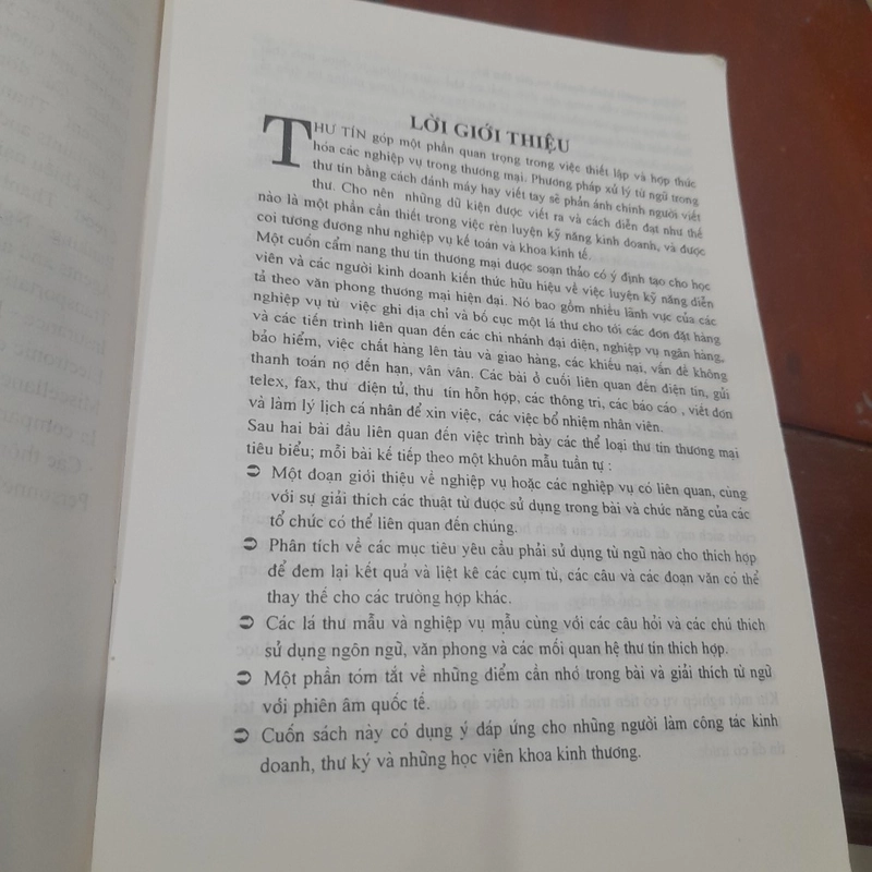 Cẩm nang THƯ TÍN THƯƠNG MẠI HIỆN ĐẠI (Anh - Việt) 508941