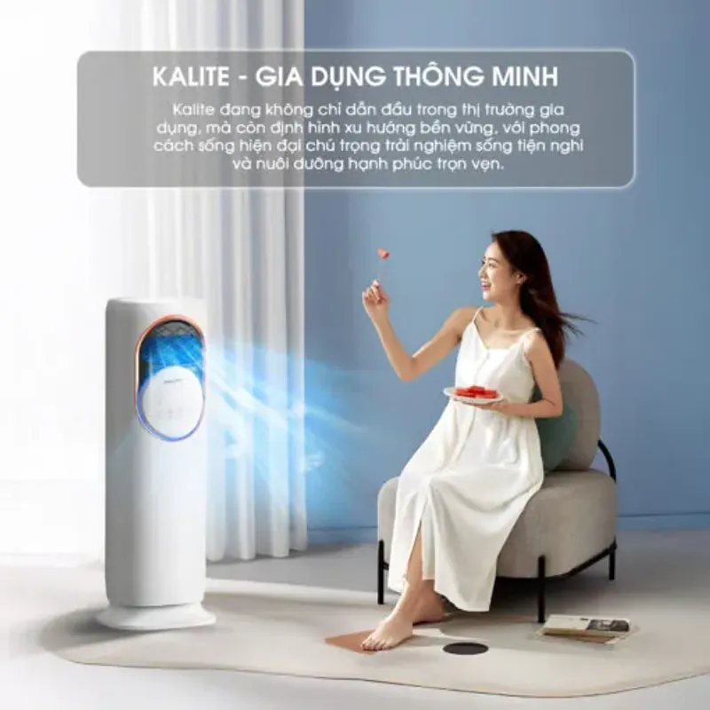 Quạt điều hoà thông minh All in One KSA368 làm mát, sưởi, diệt khuẩn chính hãng 100% 572832