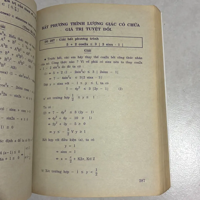 Các phương pháp giải đặc biệt phương trình bất phương trình lượng giác - Võ Đại Mau 779128