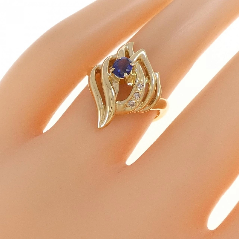 Nhẫn Sapphire K18YG 0.33CT 669228