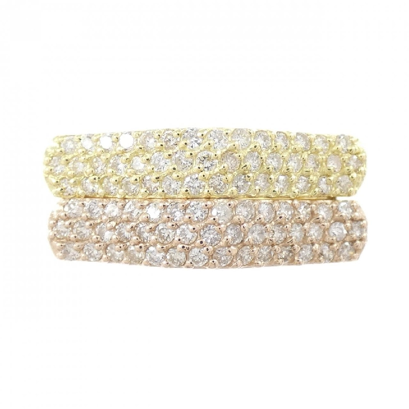 Nhẫn kim cương K18YG/K18PG 0.69CT - Hàng hiệu Authentic 850710