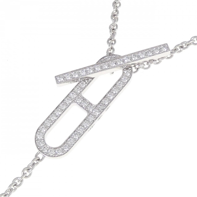 Hàng hiệu Authentic - Dây chuyền Hermès Éverchaine Dunkle 0.37CT 844615