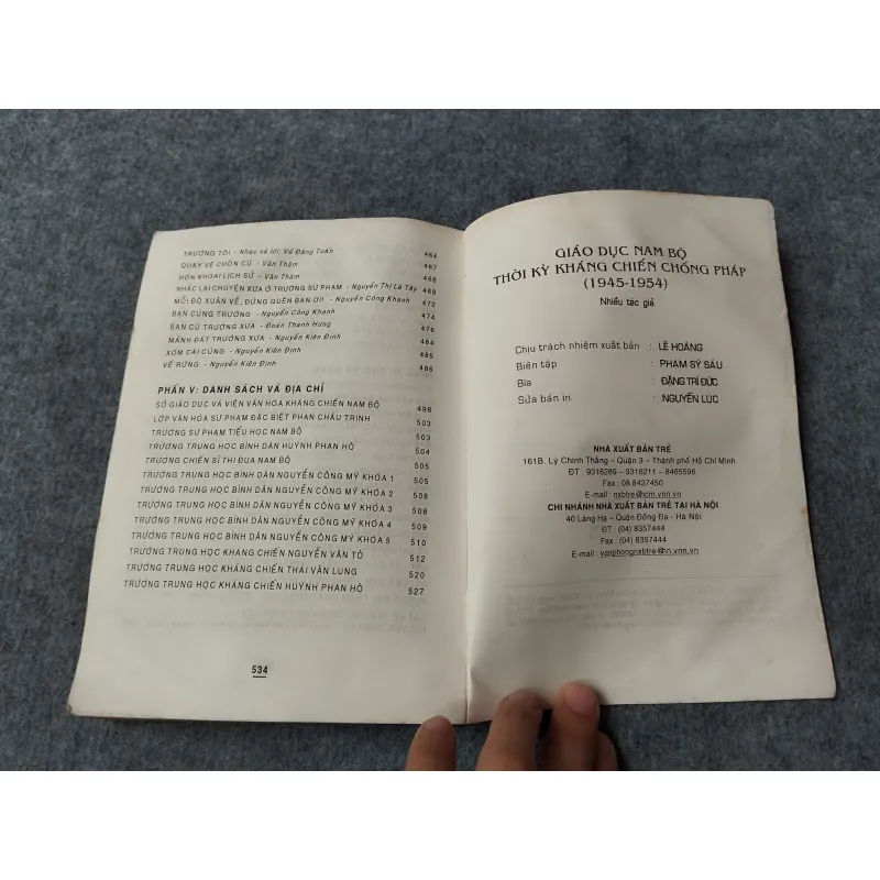 GIÁO DỤC NAM BỘ THỜI KỲ KHÁNG CHIẾN CHỐNG PHÁP (1945 - 1954) 700965