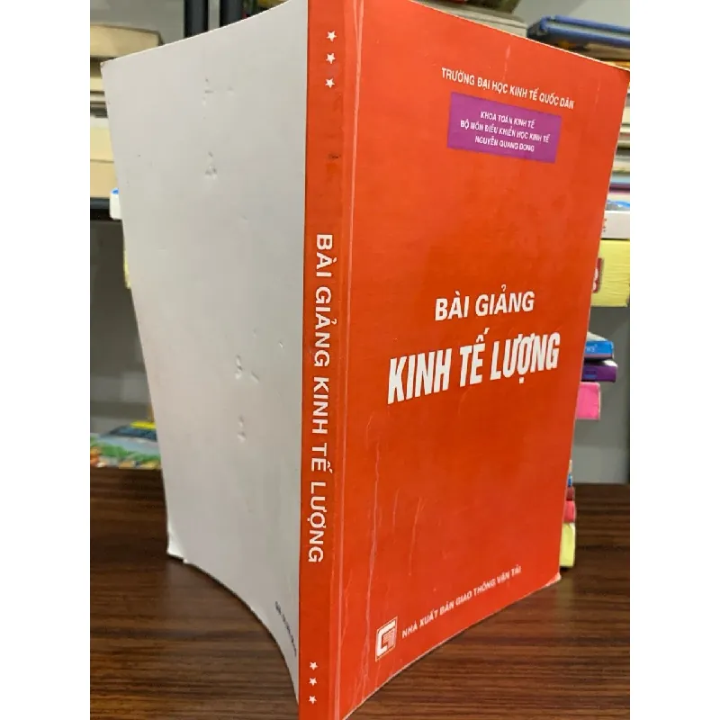 Bài giảng kinh tế lượng- Nguyễn Quang Dong 605295