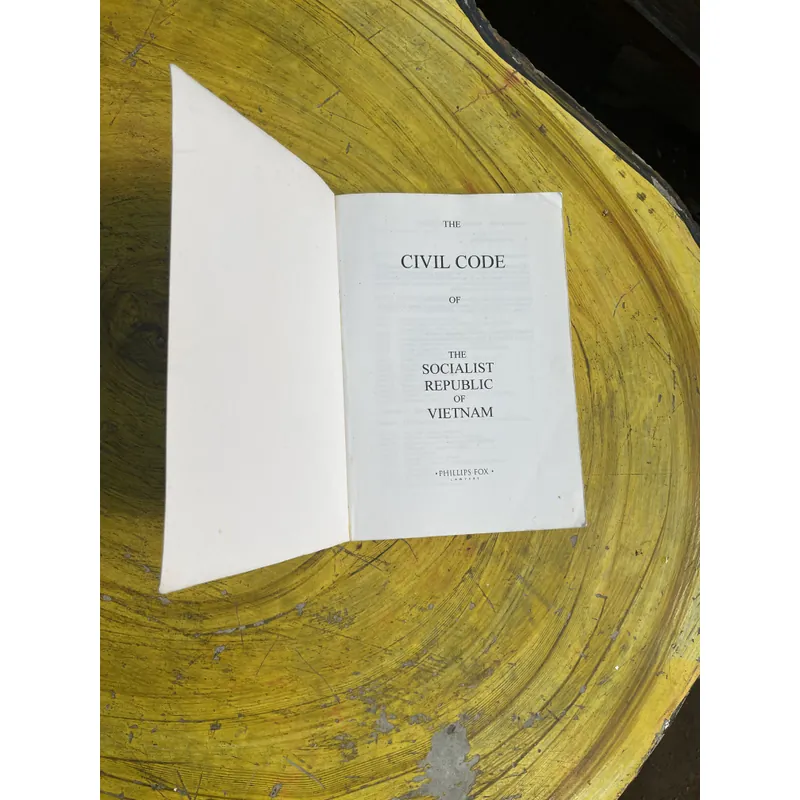 BỘ LUẬT DÂN SỰ VIỆT NAM- THE CIVIL CODE OF VIETNAM 735039