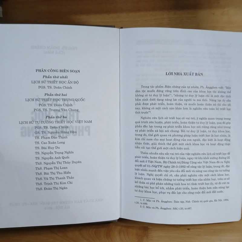 Lịch Sử Triết Học Phương Đông - PGS.TS. Doãn Chính chủ biên 514922