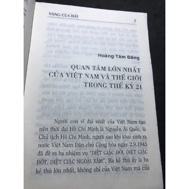 Vàng của đất 2000 mới 70% ố bẩn nhẹ Nhiều tác giả HPB0906 SÁCH VĂN HỌC 915563