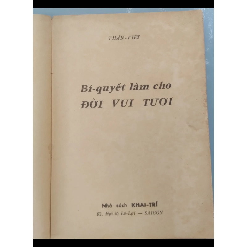 BÍ QUYẾT LÀM CHO ĐỜI SỐNG VUI TƯƠI 215246