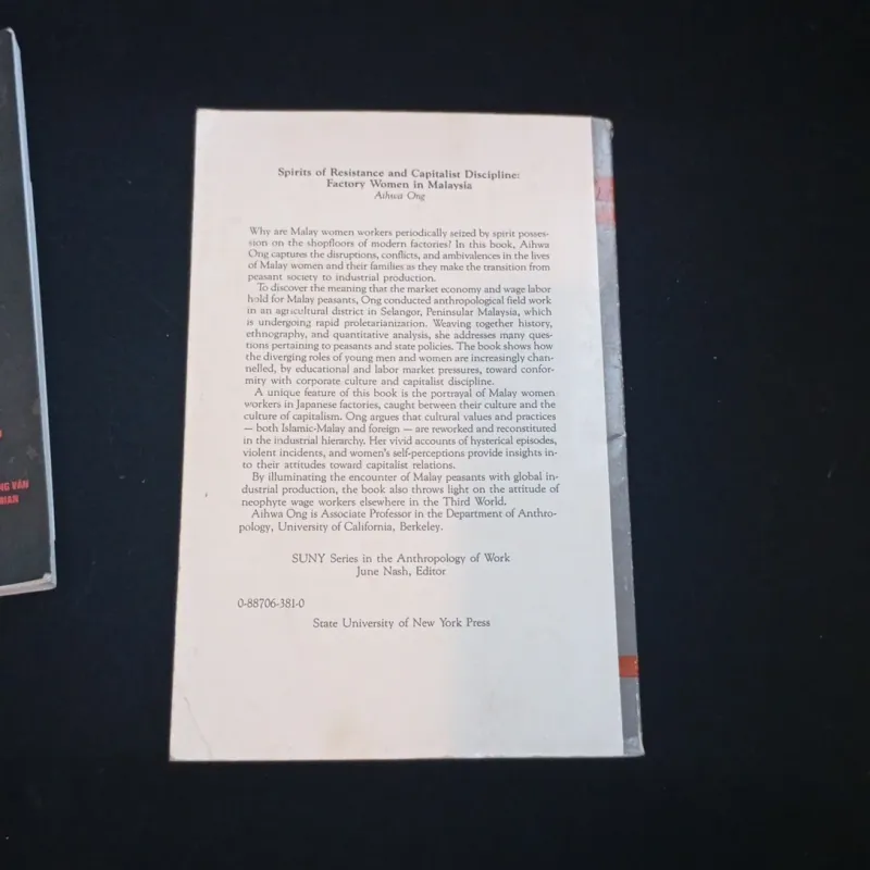 Spirits of resistance and capitalist discipline , Aihwa Ong 966348