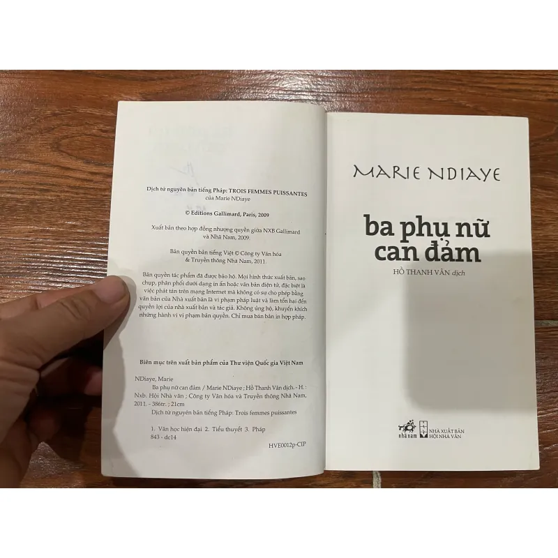 Ba Phụ Nữ Can Đảm (tác phẩm đạt giải Goncourt 2009) (K3) 563950