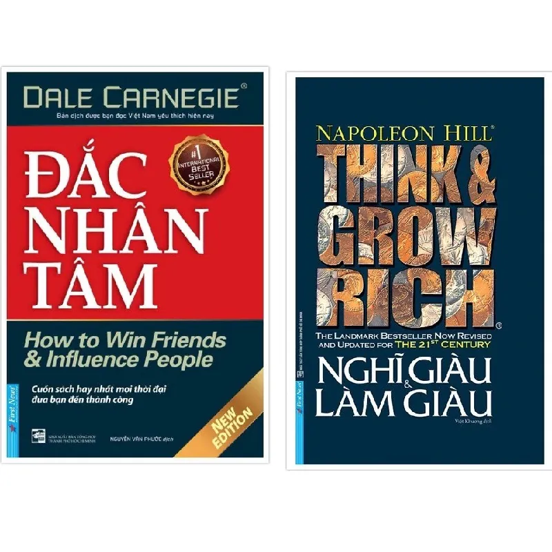Sách - Combo Bìa Cứng Đắc Nhân Tâm + Nghĩ Giàu Và Làm Giàu - Trí Việt - NENA2509 Blogmeo21025 580572