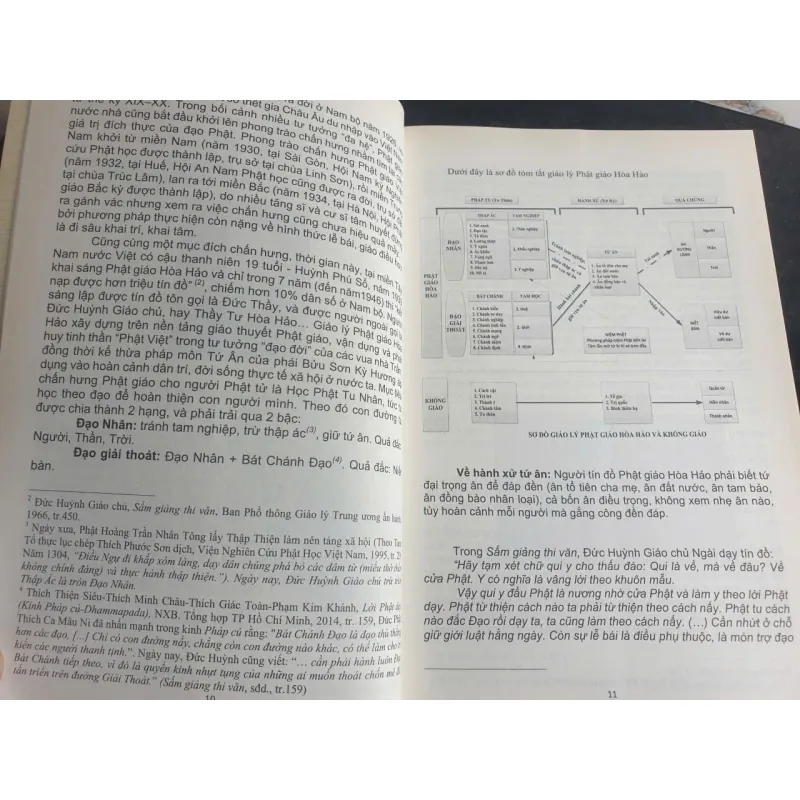 Sách Phật Giáo Hòa Hảo Đời Đạo Song Hành của Huỳnh Hoài mới 90% 681923