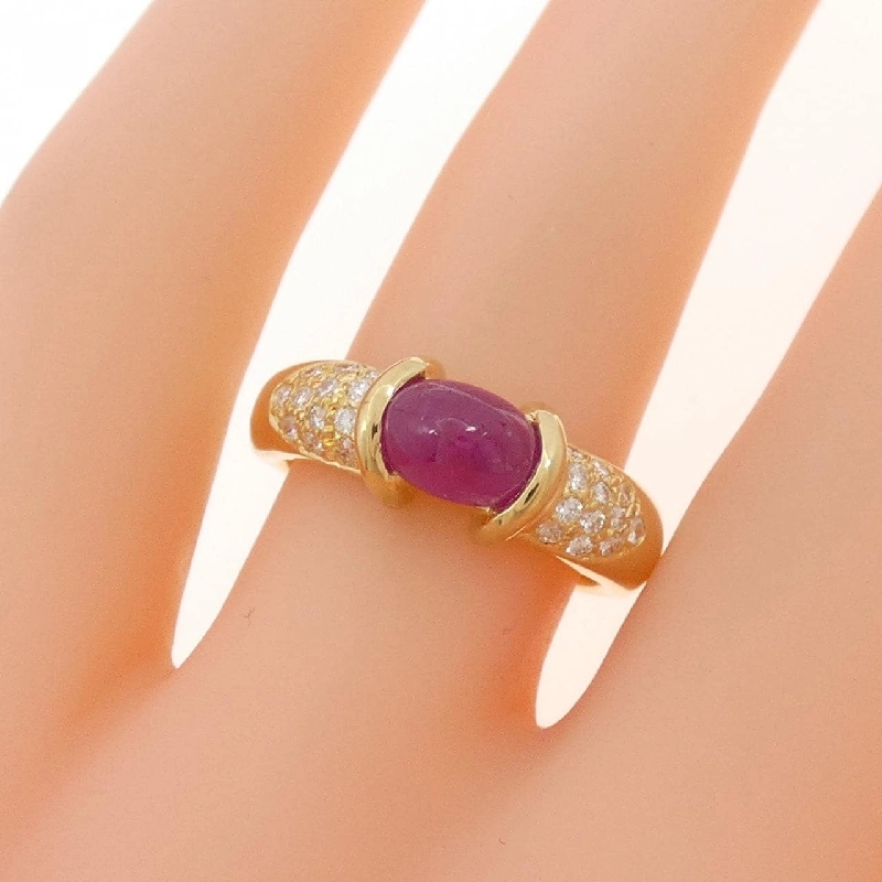 Nhẫn Ruby K18YG 1.20CT - Hàng hiệu Chính hãng 851525