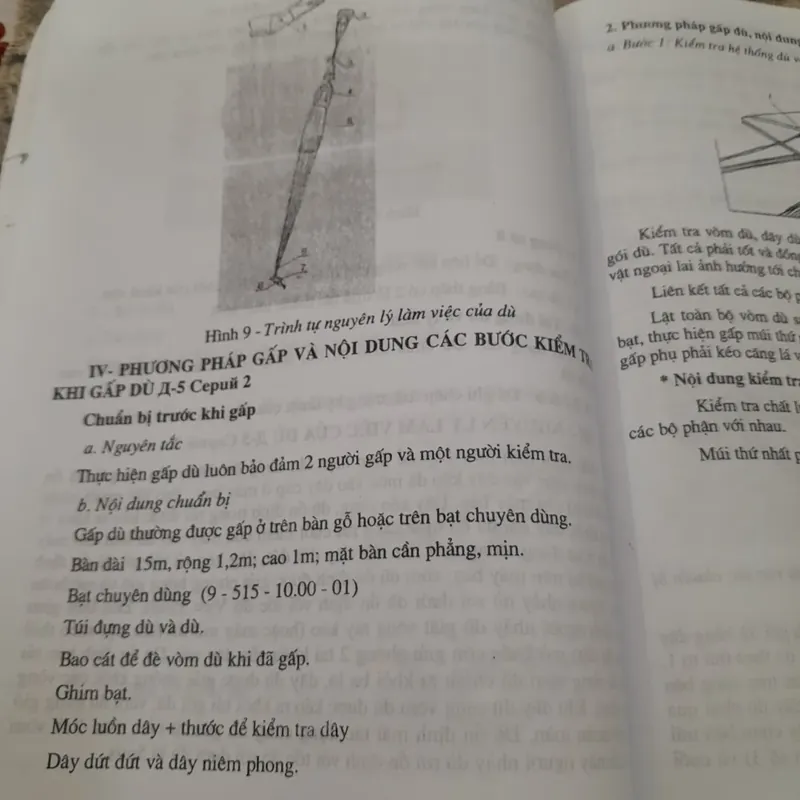Hướng dẫn sử dụng các loại Dù Hàng Không. NXB Quân Đội. 687854
