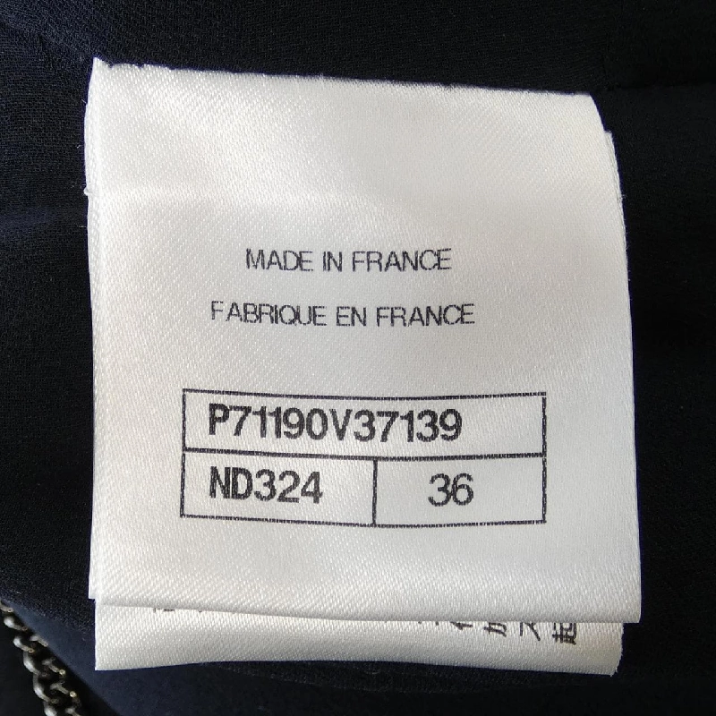 Áo khoác không cổ CHANEL P71190V37139 629554