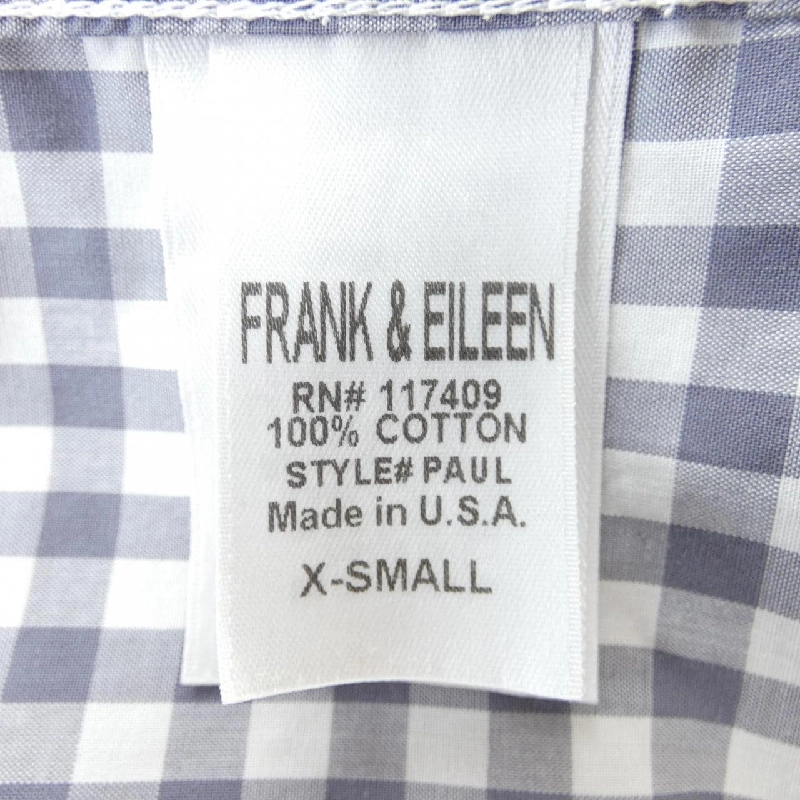 FRANK&EILEEN Shirt - Hàng hiệu Authentic 900010
