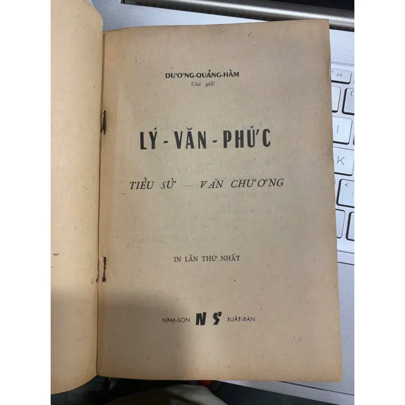 LÝ VĂN PHỨC TIỂU SỬ VĂN CHƯƠNG - DƯƠNG QUẢNG HÀM 561563