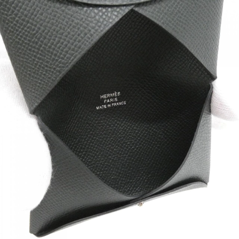 【Sản phẩm chưa sử dụng】Thẻ đựng thẻ Hermes Calvi 044164CK 623488