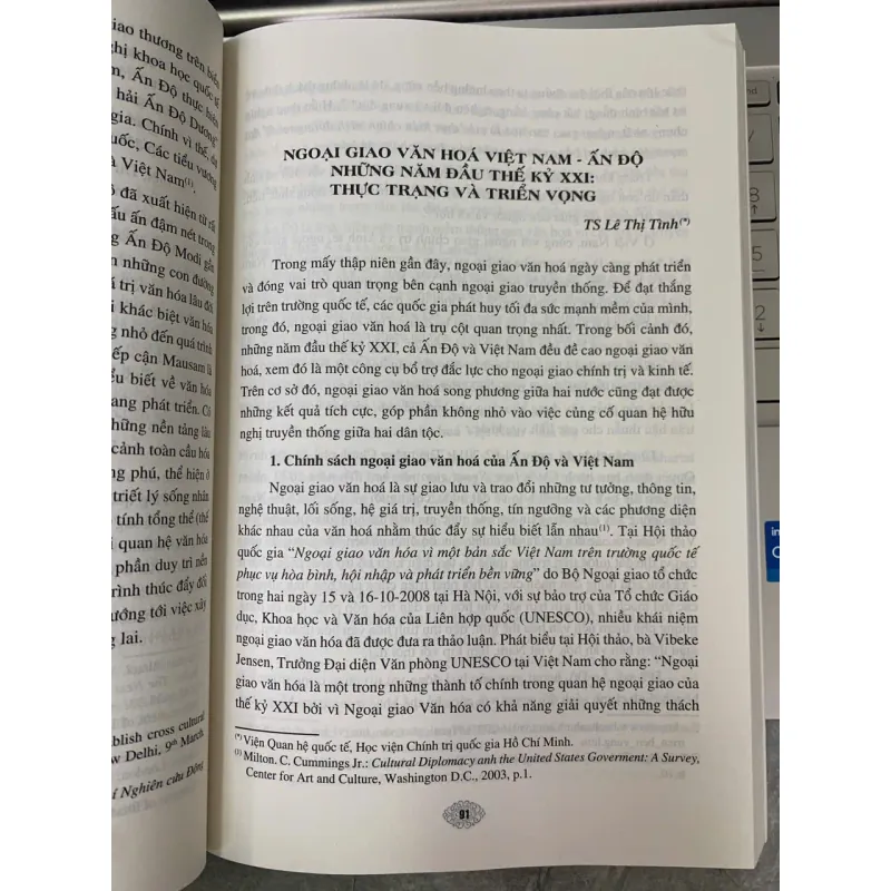 QUAN HỆ VIỆT NAM ẤN ĐỘ TRÊN LĨNH VỰC VĂN HÓA - PGS. TS. LÊ VĂN TOAN (CHỦ BIÊN) 699465