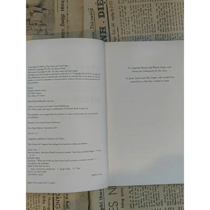 Start-Up Nation - Dan Senor & Saul Singer 961128