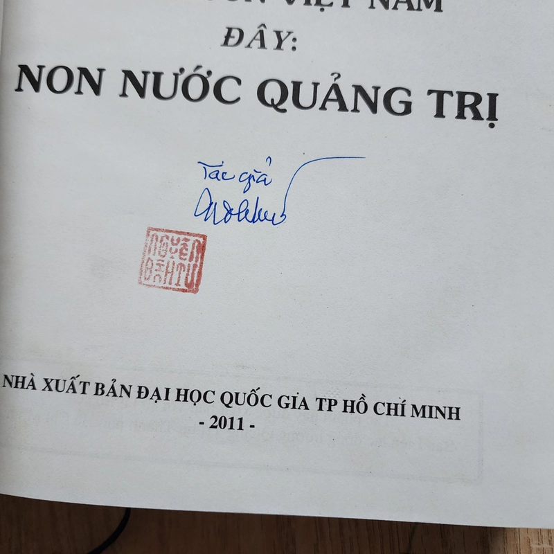 Giang sơn Việt nam đây Non nước Quảng trị | chữ ký tác giả Nguyễn đình tư 548692