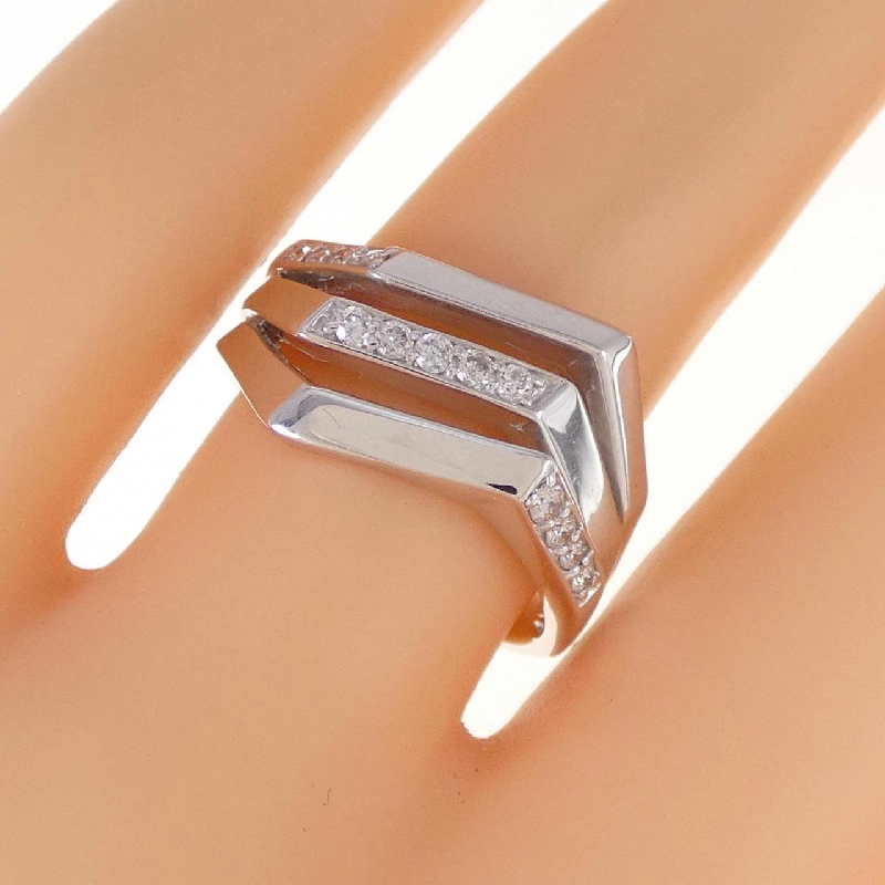 Nhẫn kim cương K18WG 0.21CT 673620