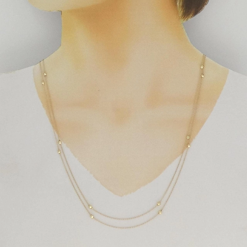 Vandome K10YG Dây chuyền - Hàng hiệu Authentic 843000