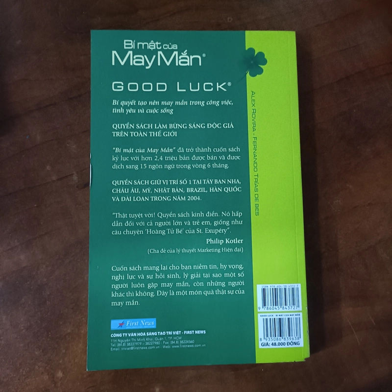 Bí mật của may mắn (Good Luck) - Alex Rovira & Fernando Trías De Bes 479214