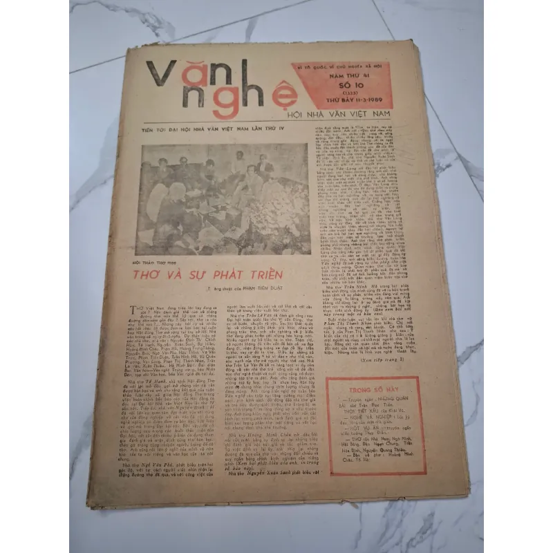 Văn Nghệ Số 10 (11/3/1989) - Nhiều tác giả - Báo văn học 961770