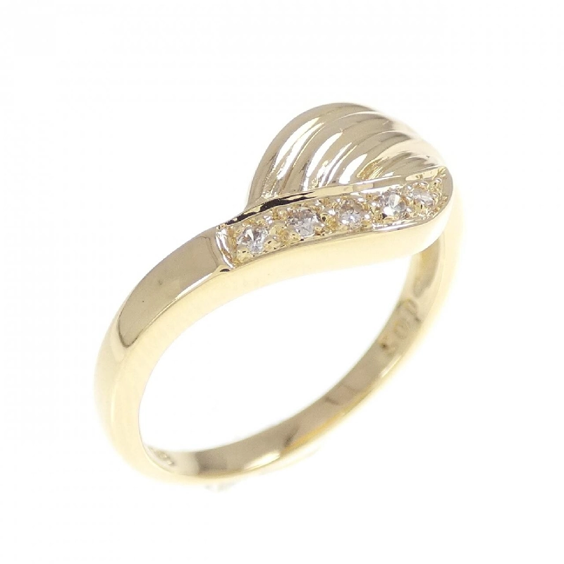 Nhẫn kim cương K18YG 0.05CT 668201