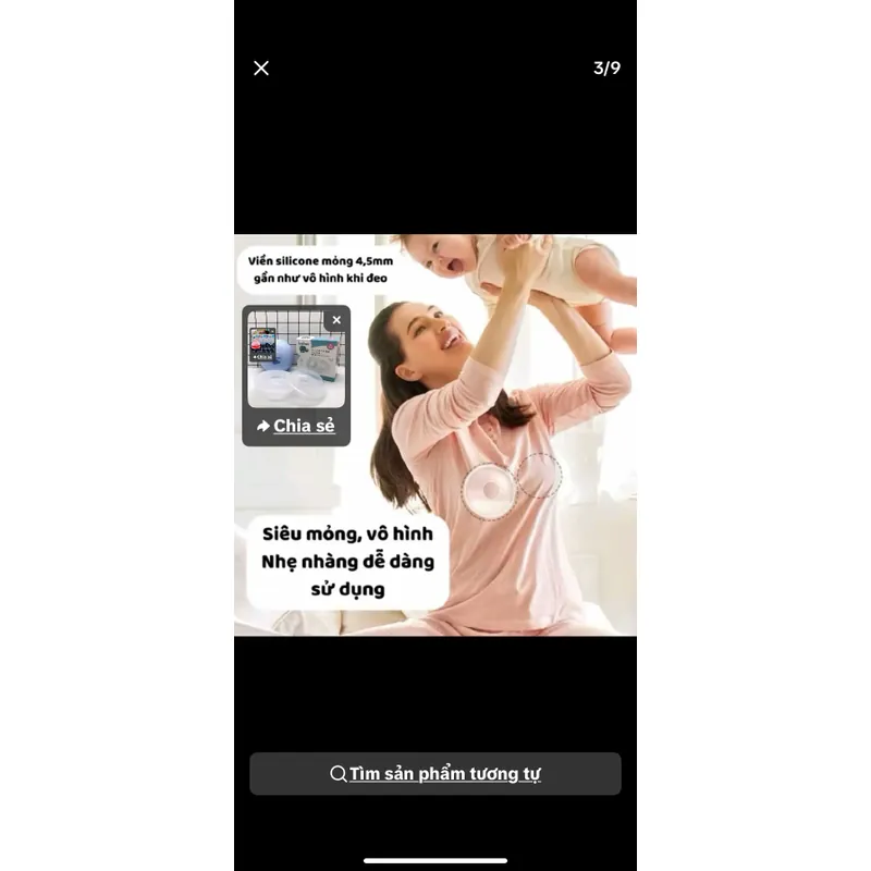 Cốc hứng sữa silicon cho mẹ 698043