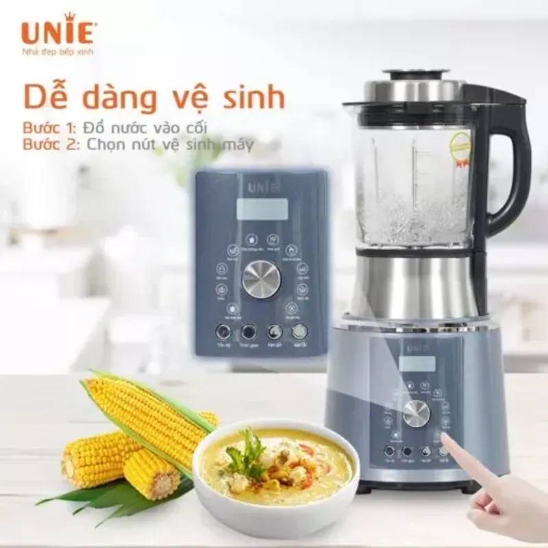 UNIE V1S – MÁY LÀM SỮA HẠT 1.75L – CÔNG SUẤT 1800W MẠNH MẼ – 9 CHƯƠNG TRÌNH XAY NẤU! 722619