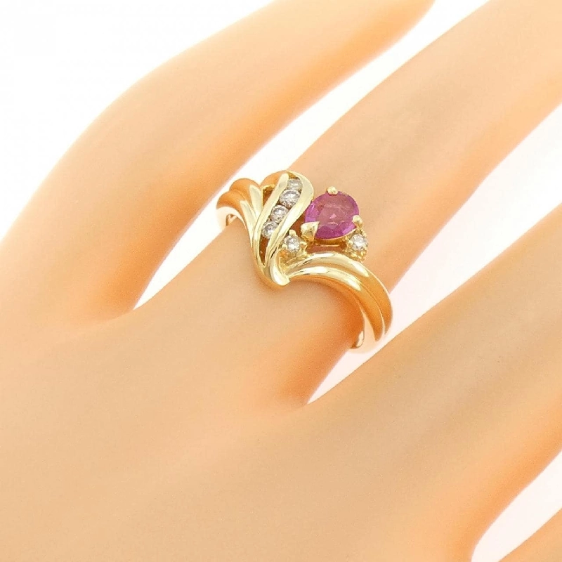 Nhẫn Ruby K18YG - Hàng hiệu Chính hãng 849437