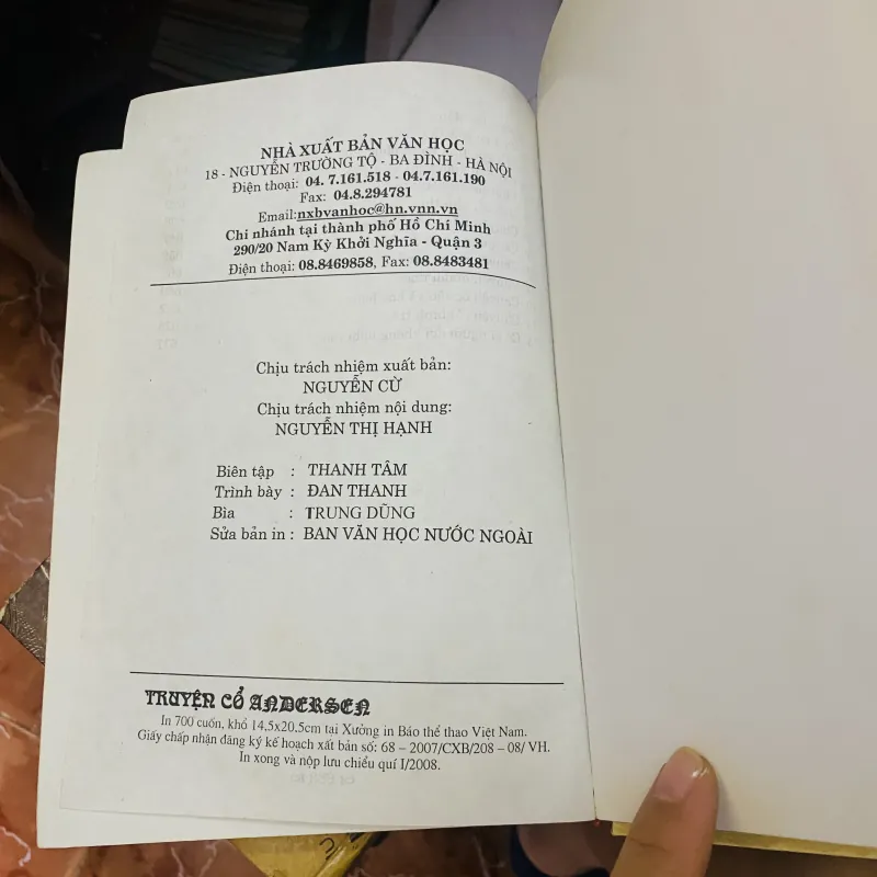 Truyện Cổ Andersen - Hans Christian Andersen #Hatra (bìa cứng) 782476