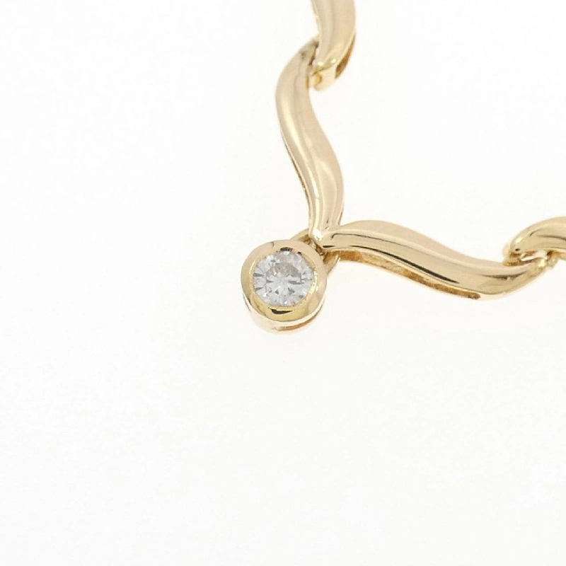 Dây chuyền kim cương K18YG 0.12CT - Hàng hiệu Chính hãng 860929