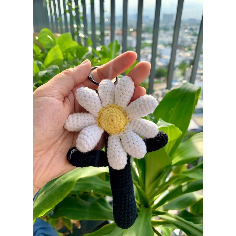 Móc Khoá Len LIGHTSTICK G-DRAGON Daisy (Handmade) 455740