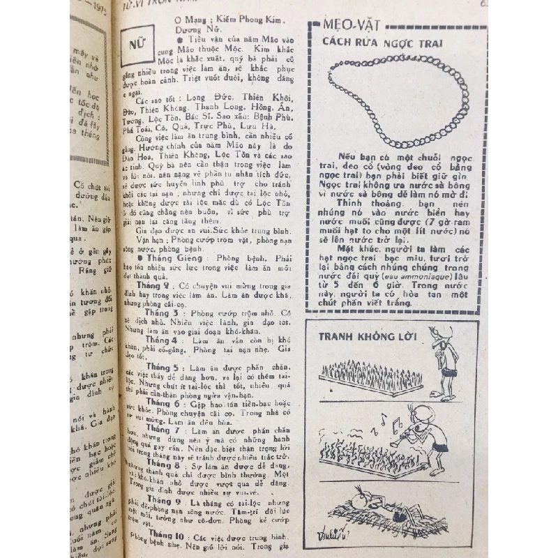 Lịch sách tử vi ất mão 1975 125568