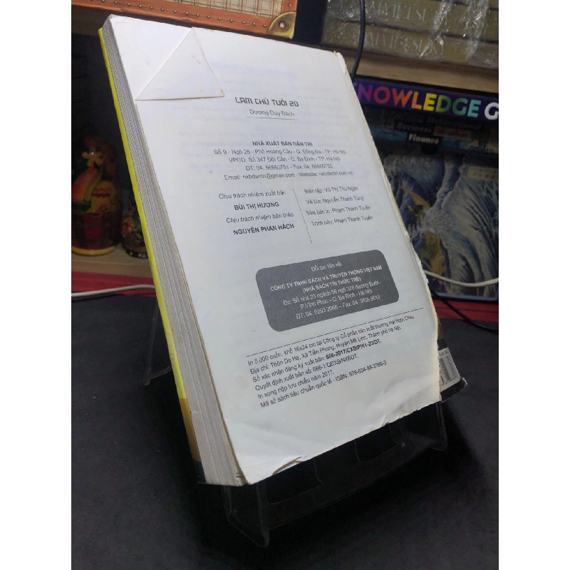 Làm chủ tuổi 20 2017 mới 70% ố bẩn nhẹ rách mất bìa lưng Dương Duy Bách HPB2106 SÁCH KỸ NĂNG 915818