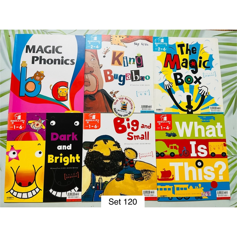 Set sách tranh ít chữ cho bé làm quen tiếng Anh 552692
