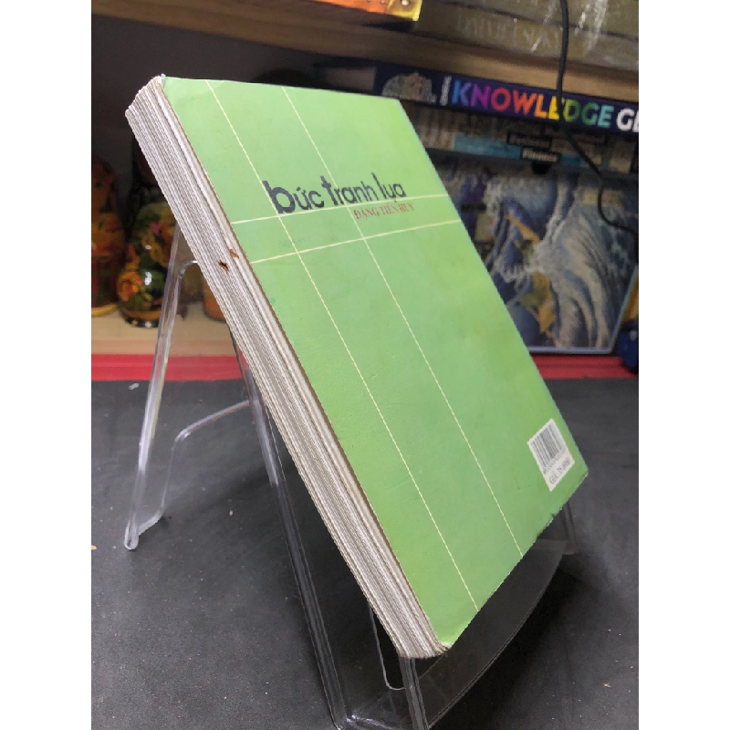 Bức tranh lụa mới 80% ố bẩn có dấu mộc và viết nhẹ 2003 Đặng Tiến Huy HPB0906 SÁCH VĂN HỌC 451331
