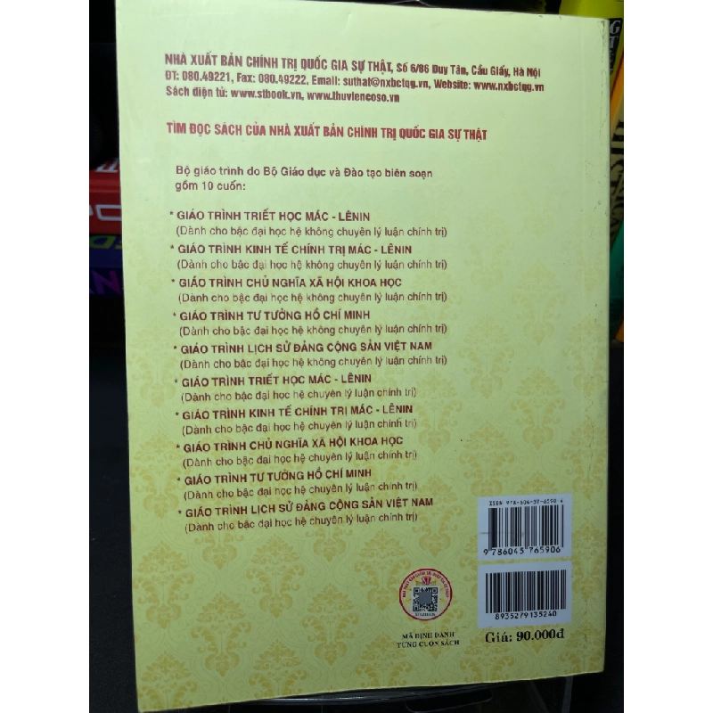 Giáo trình lịch sử Đảng Cộng sản Việt Nam mới 85% HPB2705 SÁCH GIÁO TRÌNH, CHUYÊN MÔN 181206