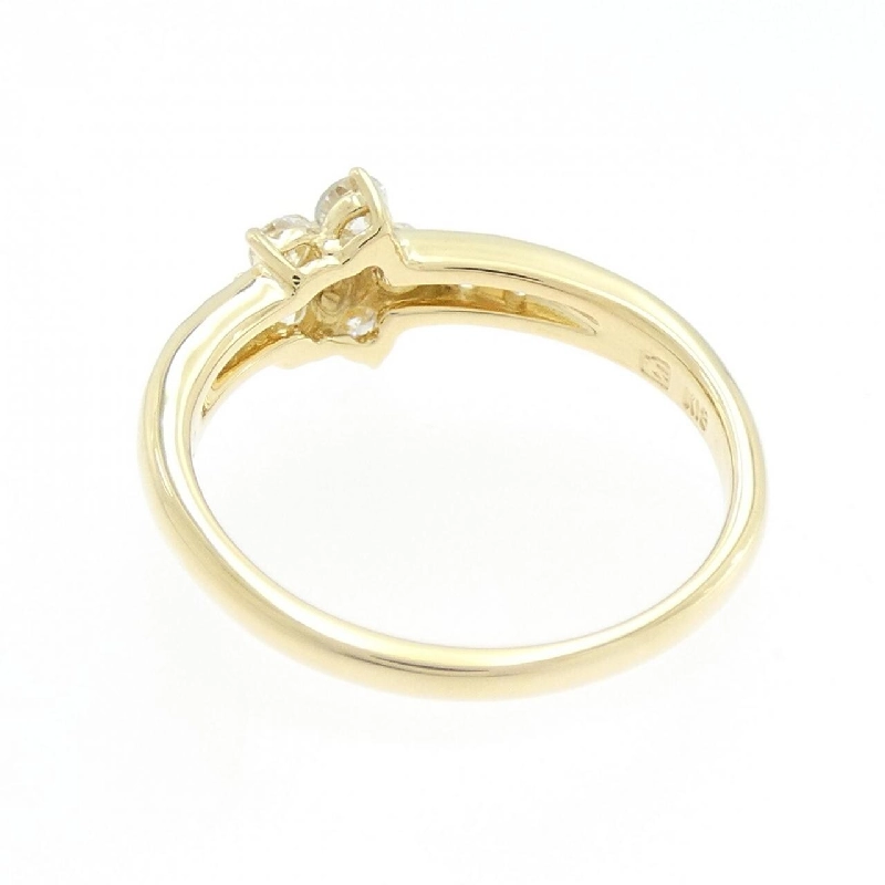 Nhẫn kim cương hoa K18YG 0.51CT 669713