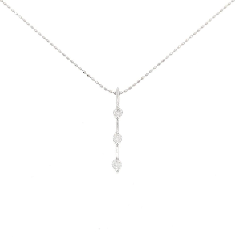 Dây chuyền kim cương K18WG 0.15CT - Hàng hiệu Chính hãng 863819