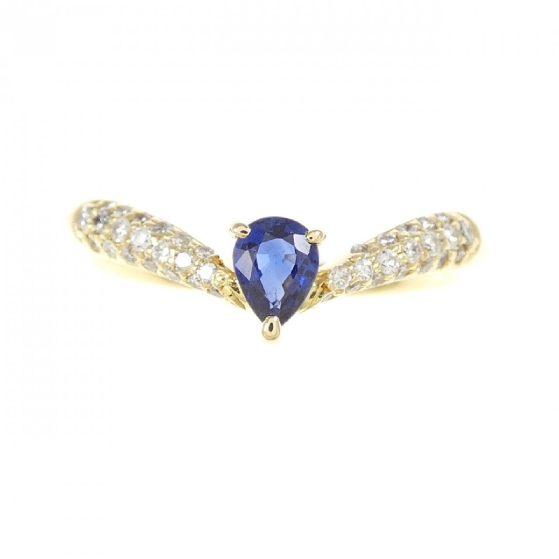 Nhẫn Sapphire K18YG 0.28CT 669902