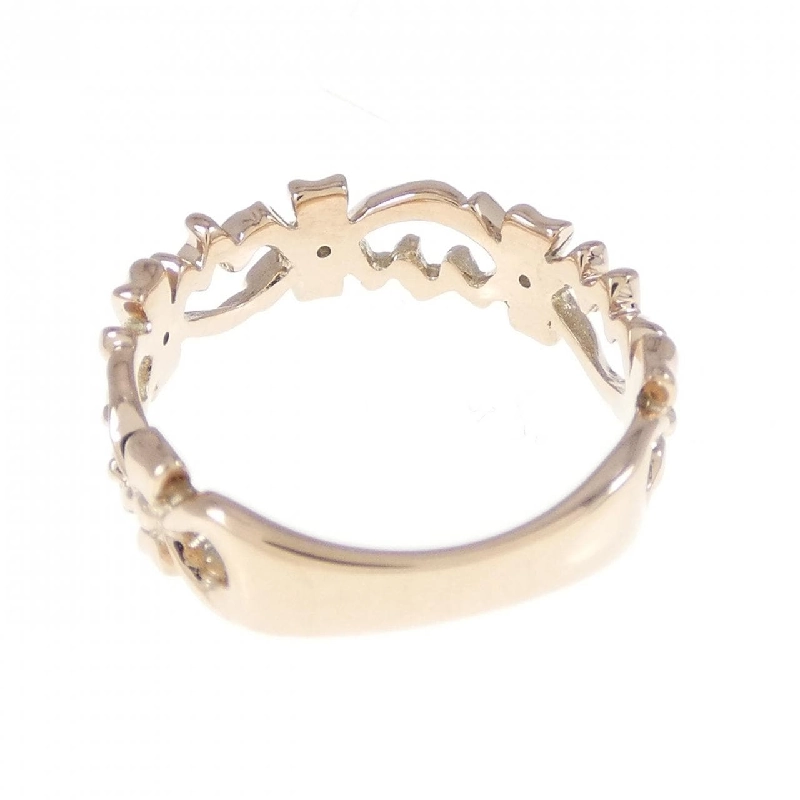 Nhẫn hồng ngọc K10PG với kim cương 0.03CT 673346