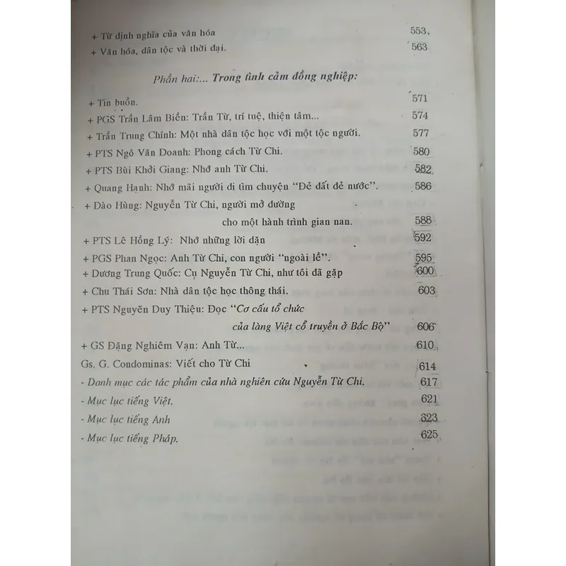 GÓP PHẦN NGHIÊN CỨU VĂN HÓA VÀ TỘC NGƯỜI - NGUYỄN TỪ CHI 728733