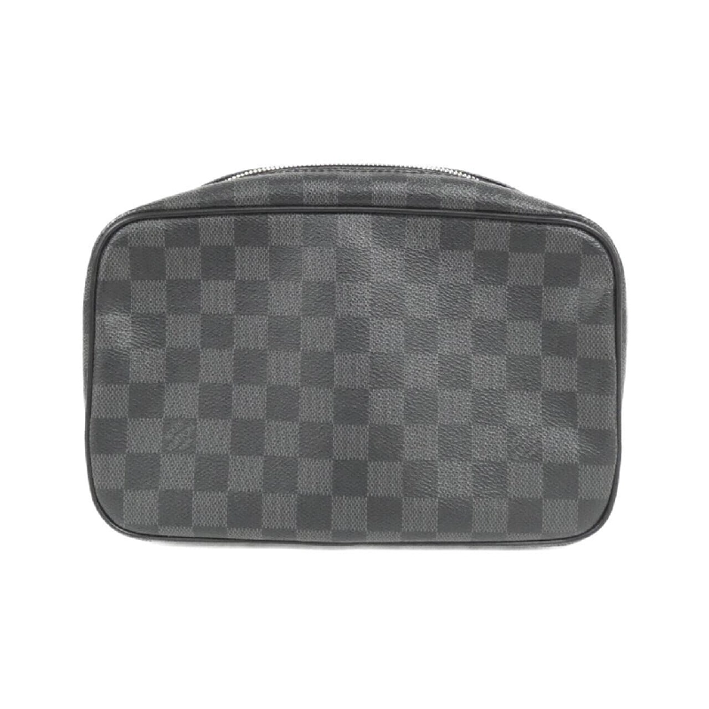 Louis Vuitton Damier Graphite Trousse Toile GM N47521 Túi - Hàng hiệu Chính hãng 772194