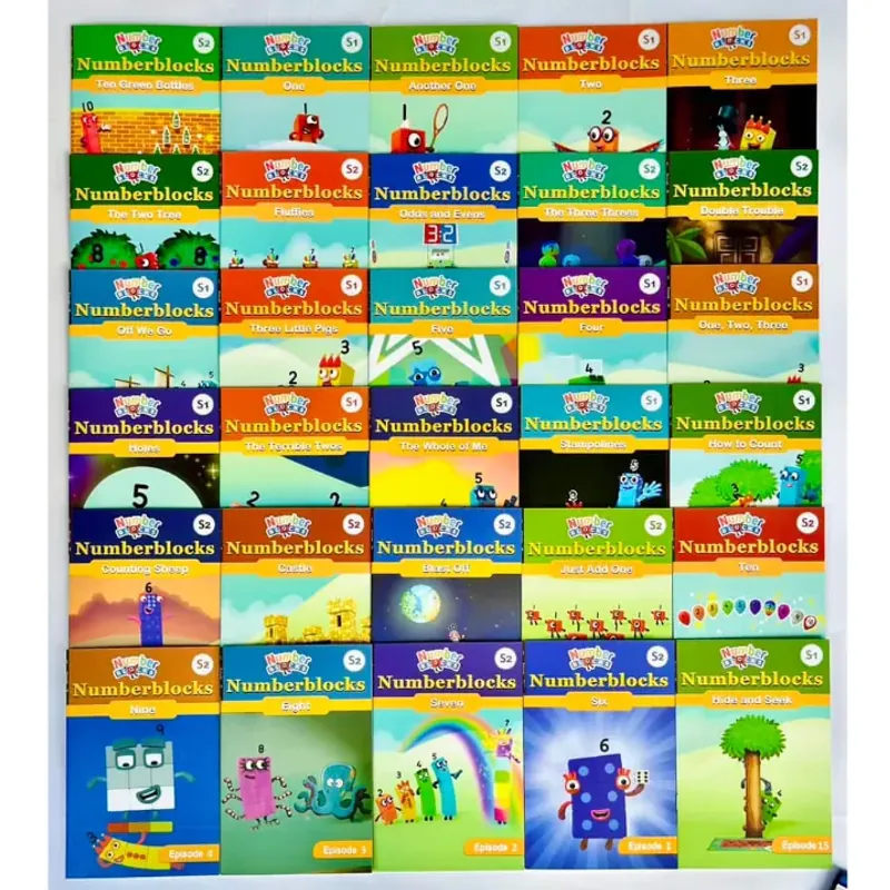 Sách - NUMBERBLOCKs 30 cuốn sách nhập tặng file nghe + video 1001338